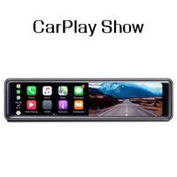 Carplay sans fil 4g et sans fil Android Auto Dash Cam rétroviseur avant Dash Cam rétroviseur 11.26 pouces Dash Cam Dvr caméra