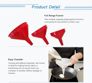 Funil de Plástico Longo Personalizado em PP de Grau Alimentício Ecológico com Molde de Injeção para Uso de Alta Qualidade - Product Image 6
