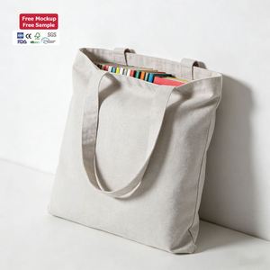 Wholesale Minimalist Design Cotton Tote <b>Bag</b> Environmentally Friendly Canvas Shopping <b>Bag</b> - Product Image 1
