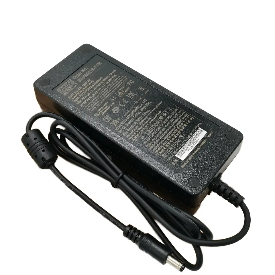 Original moyen bien GSM90A19-P1M 90W 19V 4.74A AC-DC adaptateur médical Meanwell