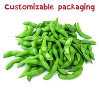 Nouveaux produits directement fabriqués en usine Soja vert biologique IQF Edamame Gousses de haricots verts légumes surgelés