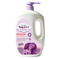 Shampooing et après-shampoing 3 en 1 Nary Blueberry pour enfants, gel douche nettoyant en profondeur pour enfants, soins capillaires et soins de la peau, marque privée, vente en gros, OEM