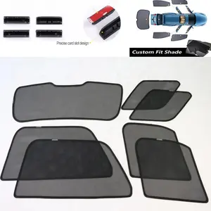 Parasol de malla de fábrica, parasol de ventana de coche de lujo, Cortinas Magnéticas para coche, ventana plegable para coche para Toyota ALPHARD / VELLFIRE