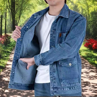 Venta caliente High Street Style Chaqueta de mezclilla para hombre Diseño vintage y formal Transpirable Personalizable para ropa de invierno