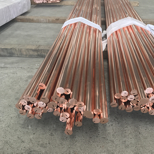 Barra de cobre ASTM <span class=keywords><strong>DHP</strong></span> TP1 C10100 C10200 C11000 99.9% T2, varilla de cobre puro, barra sólida redonda de Metal, varilla hexagonal de latón para engranaje - Product Image 5