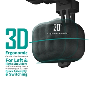 <span class=keywords><strong>TILTA</strong></span> TA-LSR-B <span class=keywords><strong>Rig</strong></span> d'épaule léger noir compatible avec les caméras BMPCC, avec plaque de base unique Manfrotto / ARCA - Product Image 5