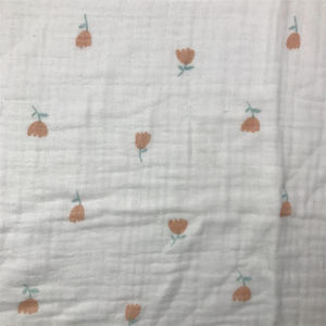 ผ้าห่มเด็กทารกแบบทอสองชั้นลายดอกไม้เล็กๆ ลายการ์ตูนสัตว์ ผ้าเรียบมีสไตล์สำหรับเด็กผู้หญิง ผ้าห่มเด็กอ่อน ผ้ารองนอนหวีอย่างดี ขายส่ง - Product Image 1