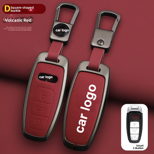 Étui porte-clés en cuir premium pour modèles Audi A3L/A6L/A7L 2024/2025, housse de style professionnel avec boucle - Product Image 6