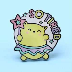 Badge métallique adhésif personnalisé plaqué or, broche mignonne en forme de cœur, épingles de revers en émail souple ou dur, épingles de revers simples, épingles de revers frappées à la presse - Product Image 4