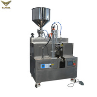 Machine de scellage par Tube en plastique pour vernis à ongles, ultrasonique, Table rotative, haute vitesse, impression de la Date, v