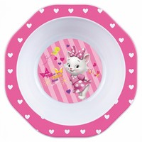 Assiettes en plastique PP sûres et durables, motif de dessin animé, écologiques, réutilisables, de qualité alimentaire, vaisselle pour enfants, assiettes pour enfants