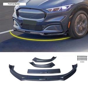 3 pièces par jeu de becquets de pare-chocs avant en fibre de carbone noire pour <span class=keywords><strong>Mustang</strong></span> <span class=keywords><strong>Mach</strong></span>-E 2021 2022 2023 Kit de carrosserie avant - Product Image 5