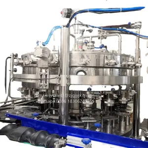 Alluminio Può Macchina di Rifornimento, Utilizzato di Birra Può Aggraffatrice, Gassata Soft Drink Canning Linea di Apparecchiature