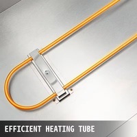 Bain-marie électrique professionnel de comptoir pour soupes chaudes avec 5 bacs, en acier inoxydable