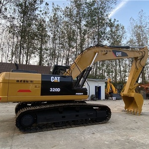 Excavatrice sur chenilles Caterpillar 320D d'occasion de haute qualité, machine de construction de 20 tonnes, équipement d'excavation Cat 320D, 320, 325, 330 - Product Image 1