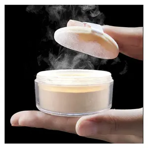 Fond de teint imperméable, Base translucide pour le visage, maquillage, poudre libre, marque privée professionnelle, contrôle de l'huile, réglage de la poudre minérale