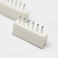 Échantillons gratuits Hauteur d'espacement de 2.54mm Position de 6.2mm 02-20p Connecteur à angle droit à une rangée de plaquettes EH pour carte PCB