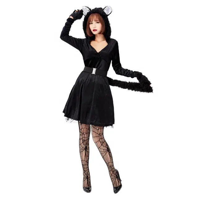 2019 wholesale adult women cat costume cosplay carnival halloween animal sexy costume,animal adult lady sexy costume