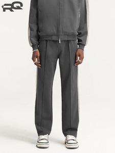 Traje Deportivo de Ganchillo Vintage para Hombre, Personalizado, con Bordado de Letras, Color Sólido, Pantalones Deportivos Casuales - Product Image 3