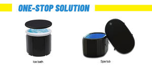 อ่างแช่น้ำเย็นกลางแจ้งพร้อมเครื่องทำความเย็น 2 กิโลวัตต์ ควบคุมผ่านแอป อุณหภูมิออกน้อยสุด 3 องศาเซลเซียส รองรับไฟ 110/220 โวลต์ อ่าง<span class=keywords><strong>น้ำ</strong></span>แข็งพร้อมเครื่องทำความเย็น - Product Image 5