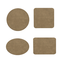 Leder-Sublimationspatches, Quadratische Sublimationspatches, Sublimations-Blanko-Hutpatches