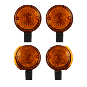 4PCS Front Rear Amber Turn Signal Indicators (Blinker) for Simson S50 S51 S70 Series - Product Image 2