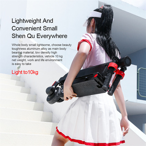 2026 Hot Sale 250W Kick Scooter 5.5 Inch Two Wheels Smallest Folding Size Removable Battery <b>Backpack</b> E Scooter - Product Image 6