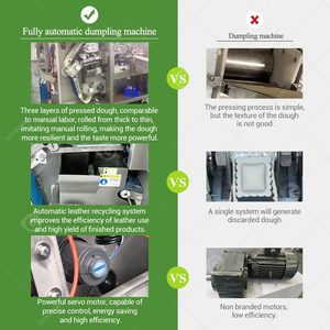 Gondor Totalmente Automático 220V Motor Dumpling Samosa Gyoza Maker Machine - Product Image 5