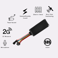 Dispositif 8 fils avec fonction SOS microphone, G02 PRO, réseau 2G, positionnement en temps réel, application Android, 1 an d'accès au tableau de bord PC