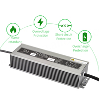 Transformateur AC-DC étanche IP67 24V 40W GRILIGHT avec garantie de 3 ans, driver LED à sortie unique 12V 8.3A 100W IP67