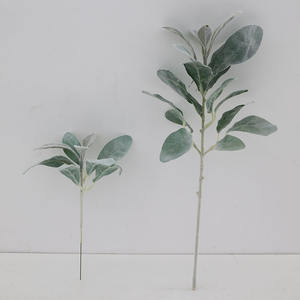 Piante Artificiali Decorative da Interno con Foglie Verdi e Orecchie <span class=keywords><strong>di</strong></span> <span class=keywords><strong>Agnello</strong></span> in Vaso <span class=keywords><strong>di</strong></span> Plastica - Product Image 3