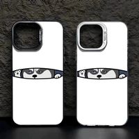 Coques de téléphone antichoc amusantes pour chiens pour iPhone 17 Air 16 15 Plus Pro Max 14 13 12 11 X – Housse de protection arrière anti-chute personnalisée