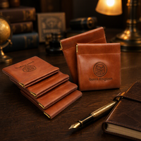Pochette à monnaie en cuir PU en gros, fermeture à bouton-pression, mini sac de rangement à fermeture automatique, logo personnalisé en relief, style shrapnel en forme de noix pour bijoux