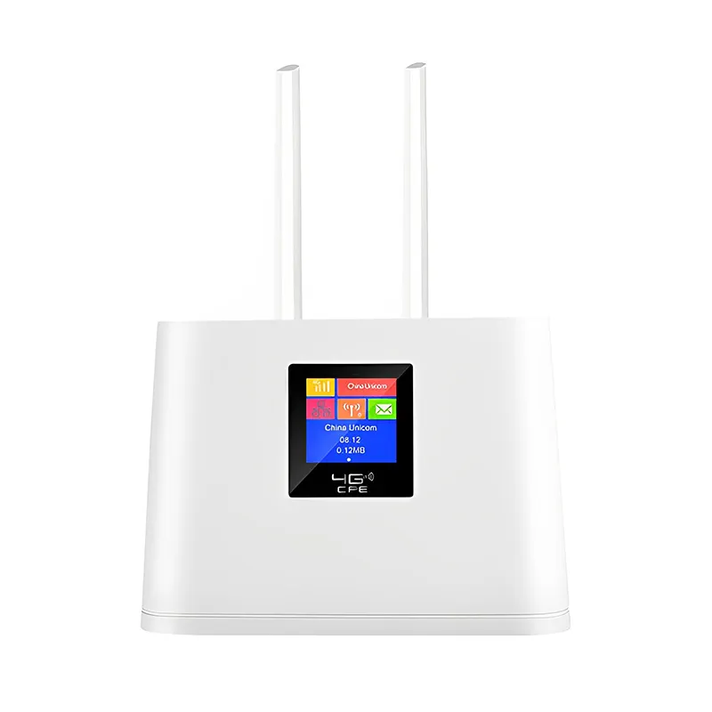 LTE Router không dây với khe cắm thẻ Sim và ăng-ten bên ngoài nội bộ 4G Wifi Router cho nhà
