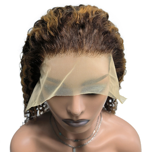 批发钢琴4/27混色13X4蕾丝前假发100% 人发水波高亮假发巴西人发供应商鲁布 - Product Image 6