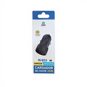 Adaptateur de chargeur de voiture 25W DMP028 PD+QC 3.0, conçu pour une connectivité automobile améliorée - Product Image 1