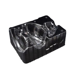 Caja de embalaje de plástico transparente personalizada para electrónica y ferretería con bandeja interior de 290x200 mm - Product Image 1
