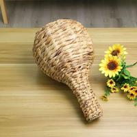 Vase en paille tressée fait main, récipient à fleurs minimaliste nordique pour table, vase décoratif pour la maison, le salon et le café