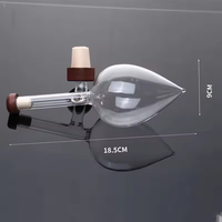 Verseur de bouteille de vin rouge portable Offres Spéciales et verseur d'aérateur d'air en verre et en plastique à bec décanteur rapide