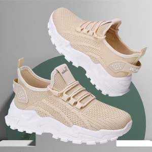 Zapatos de <span class=keywords><strong>Mujer</strong></span>, Primavera, Nuevos, Casuales, Transpirables, Ligeros, Duraderos, con Cordones Delanteros, <span class=keywords><strong>Zapatillas</strong></span> Deportivas de Una Sola Capa, Venta al por Mayor de Fábrica - Product Image 6