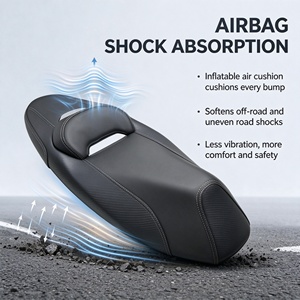 Cojín Inflable Amortiguador <span class=keywords><strong>de</strong></span> Impactos para Motocicleta, Funda <span class=keywords><strong>de</strong></span> Asiento con Airbag <span class=keywords><strong>de</strong></span> Seguridad Todoterreno para Motocicletas Haojue - Product Image 4