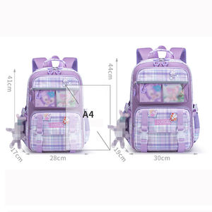 Sac à dos scolaire personnalisé en nylon pour filles, idéal pour les élèves du primaire, protection de la colonne vertébrale, léger - Product Image 5