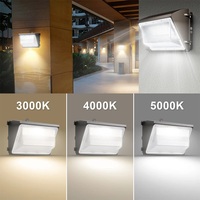 Lampu Dinding LED Tahan Air 80W untuk Taman, Bangunan Komersial & Industri dengan Sensor Fotosel Senja-Sanggur