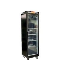 Réfrigérateur commercial de présentation alimentaire à porte unique, vitrine réfrigérée pour boissons, réfrigérateur pour Coca-Cola