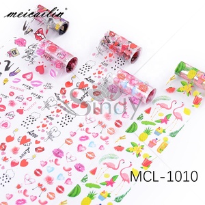 Pegatinas Nail Art con <span class=keywords><strong>flores</strong></span> para el Día <span class=keywords><strong>de</strong></span> San Valentín, lámina <span class=keywords><strong>de</strong></span> transferencia para niña - Product Image 5