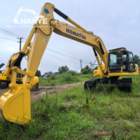 Excavatrice d'occasion Komatsu PC220, bien entretenue, prête à l'emploi, performance stable, prix négociable, expédition mondiale, travaux de terrassement