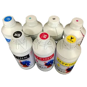 1000ml premium textile pigment DTF Film ink color kit White ink glow printer dtf transfer for epson printer