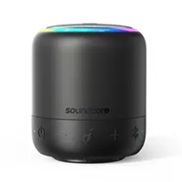 Anker Soundcore Mini 3 Pro Speaker nirkabel portabel, Speaker nirkabel Ipx7 tahan air, teknologi BassUp dan PartyCast, USB-C