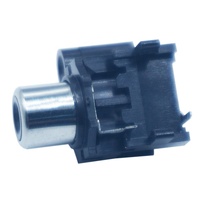 Silver Jack PCB Mount 3.5 Prise femelle Connecteur RCA Audio vidéo stéréo