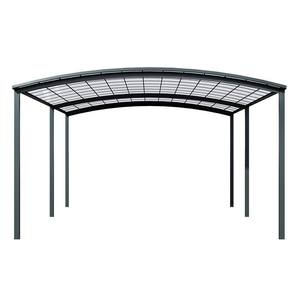 Abri de voiture moderne en métal sur mesure pour <span class=keywords><strong>2</strong></span> véhicules, conception pergola à montage unique, abri de voiture pare-soleil - Product Image 3